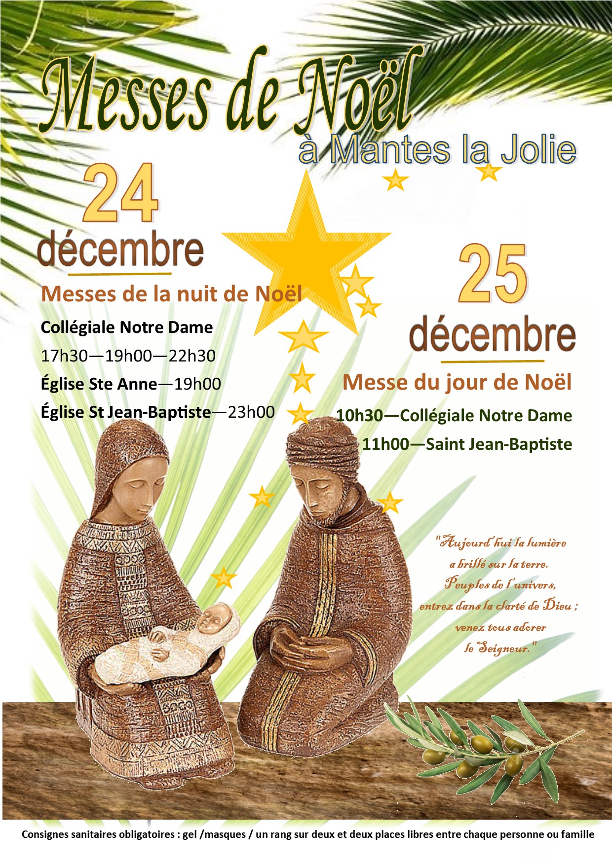 Messes de Noël sur Mantes la Jolie Catholiques du Mantois